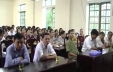 Đ/c Nguyễ Tất Thành - Phó BT Thường trực huyện uỷ dự lễ khai giảng tại trường THPT Đô Lương II